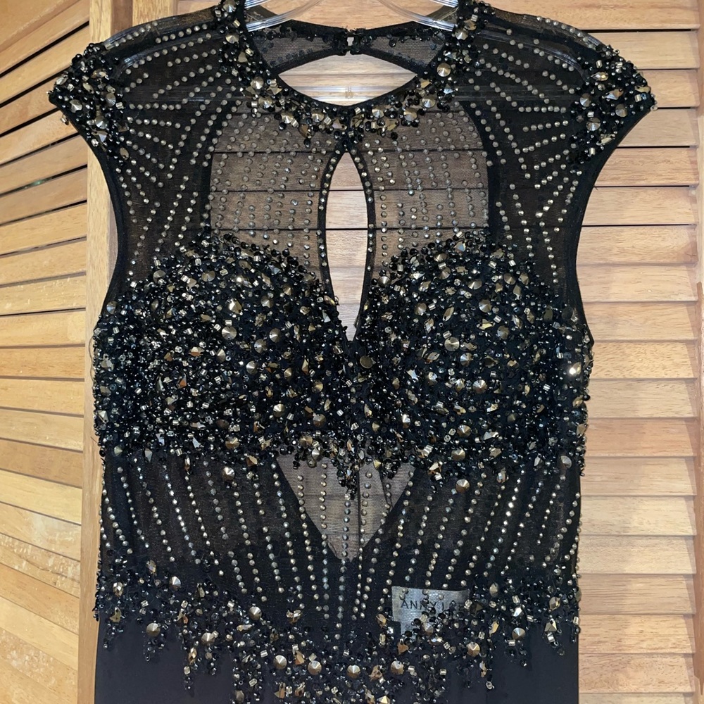 Black Sequin Prom Dress